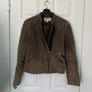 Mango Leather Jacket